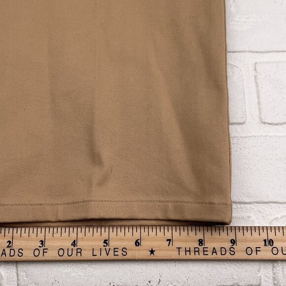 Lauren Ralph Lauren Pants Womens 14 Tan Stretch Trim Preppy Equestrian NWT - Picture 11 of 12